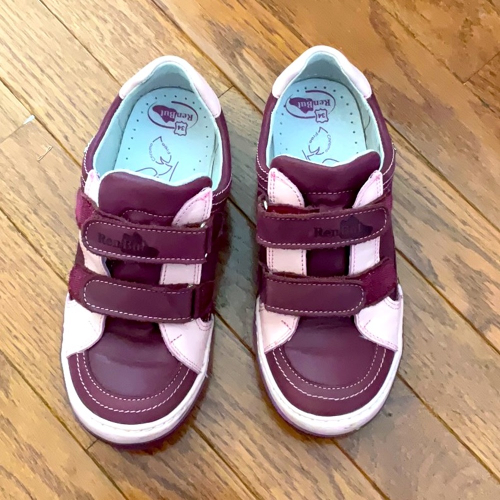 Purple and pink sneaker